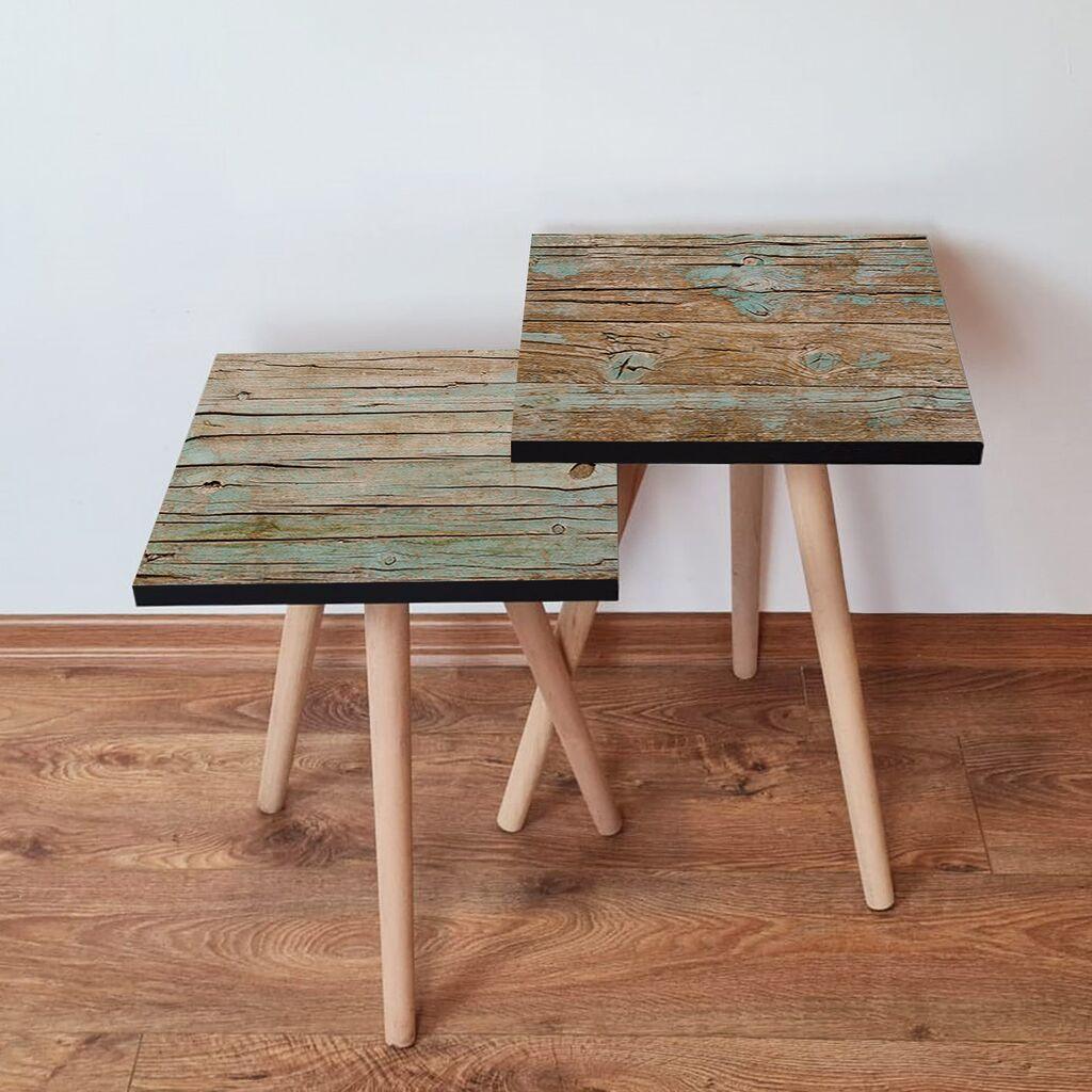 Комплет масички за кафе Hanah Home 2Shp330, 2 парчиња, шарени