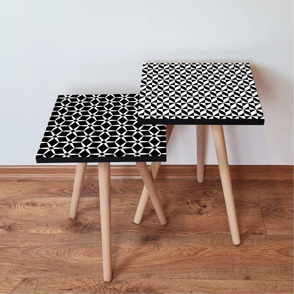 Комплет масички за кафе Hanah Home 2Shp350, 2 парчиња, кафеава