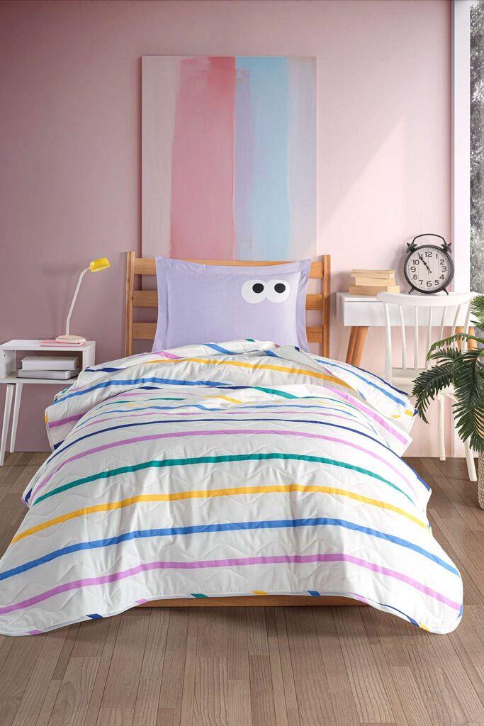 Комплет навлака за јорган и перница L'essentiel Maison, смешна, 160x220 см, виолетова