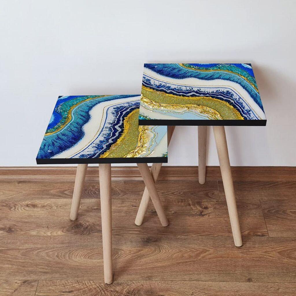 Комплет масички за кафе Hanah Home 2Shp156, 2 парчиња, црна