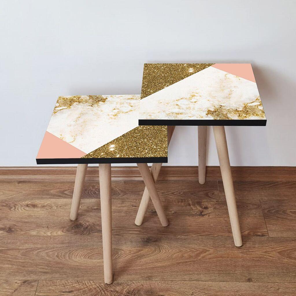 Комплет масички за кафе Hanah Home 2Shp498, 2 парчиња, зелена