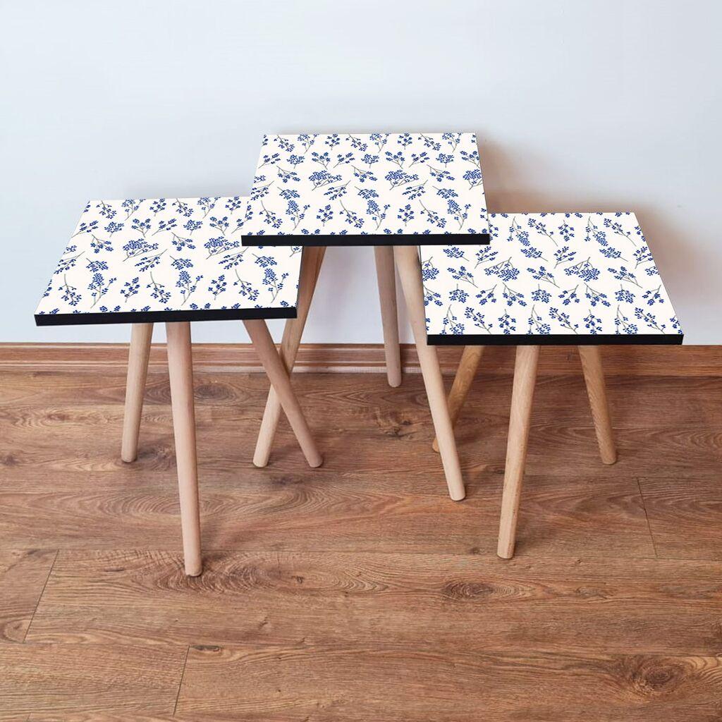 Комплет масички за кафе Hanah Home 3Shp259, 3 парчиња, шарени