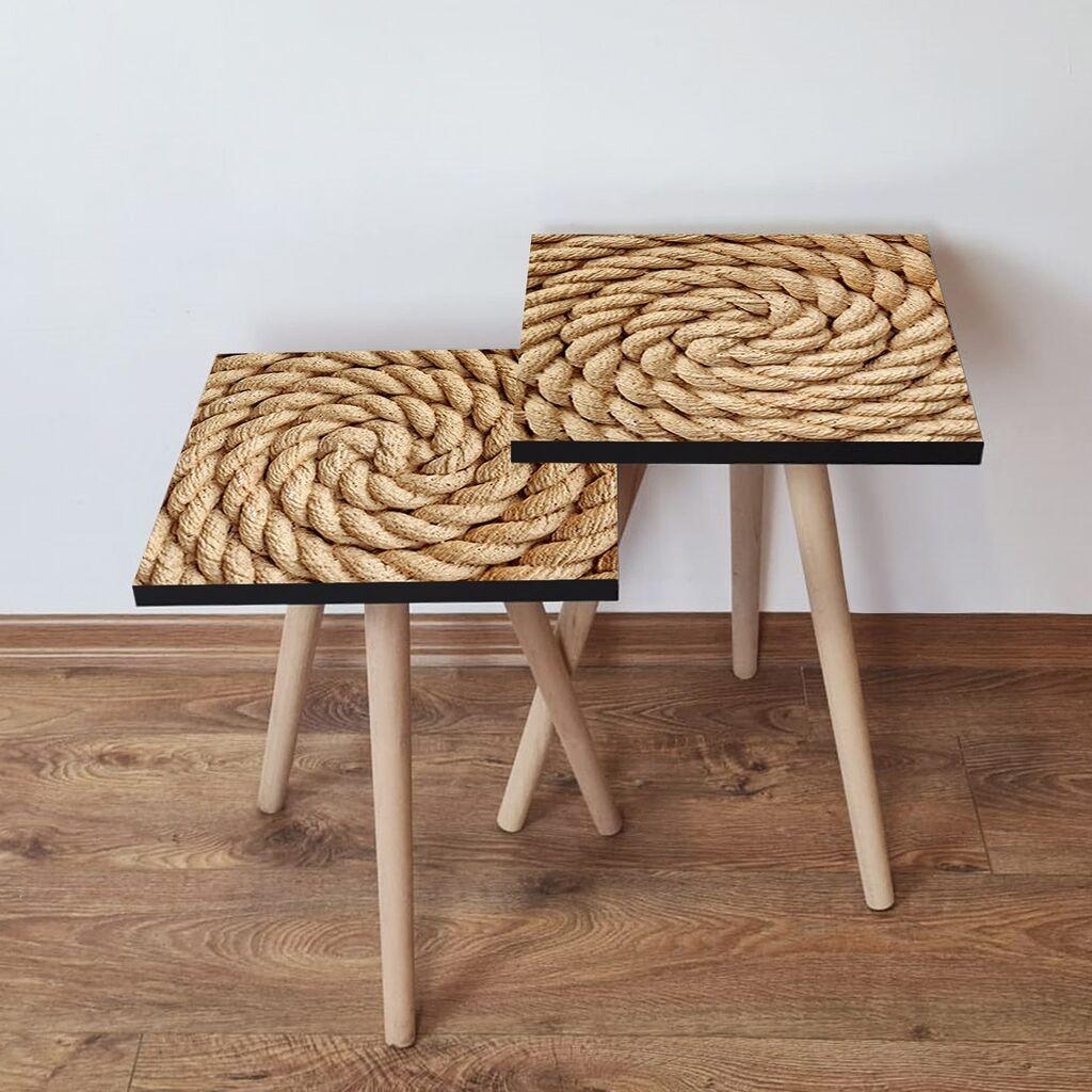 Комплет масички за кафе Hanah Home 2Shp376, 2 парчиња, црна