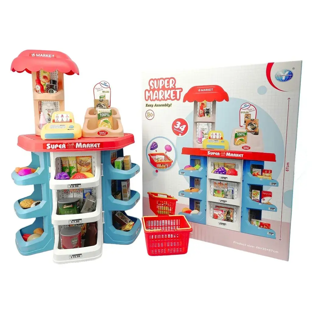 Сет за супермаркет со 34 додатоци