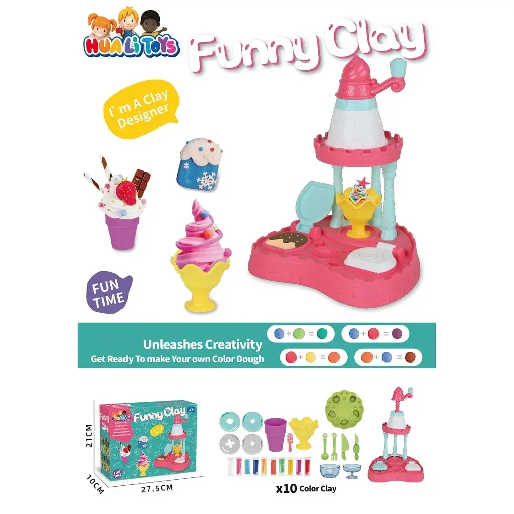 Пластелин со машинка за сладолед