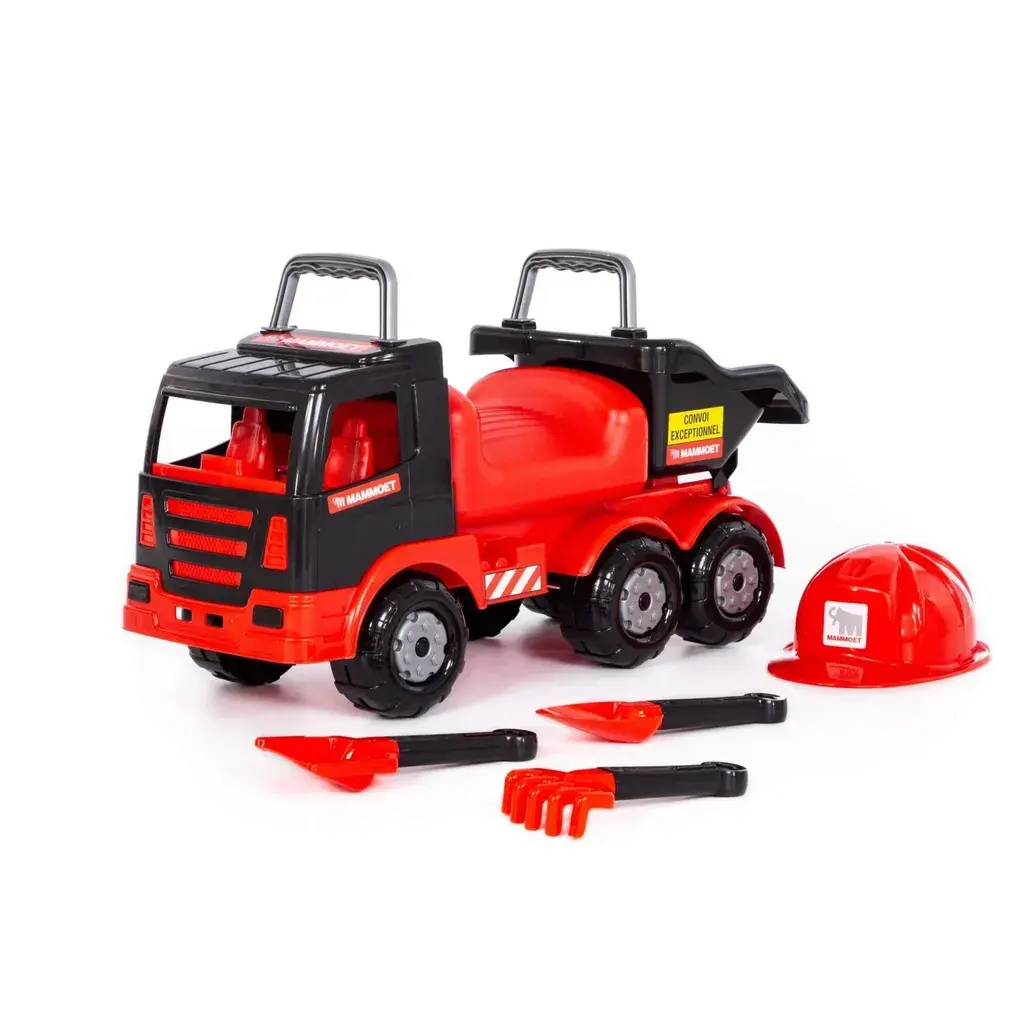 Polesie Камион седни - вози 71см со шлем и алатки