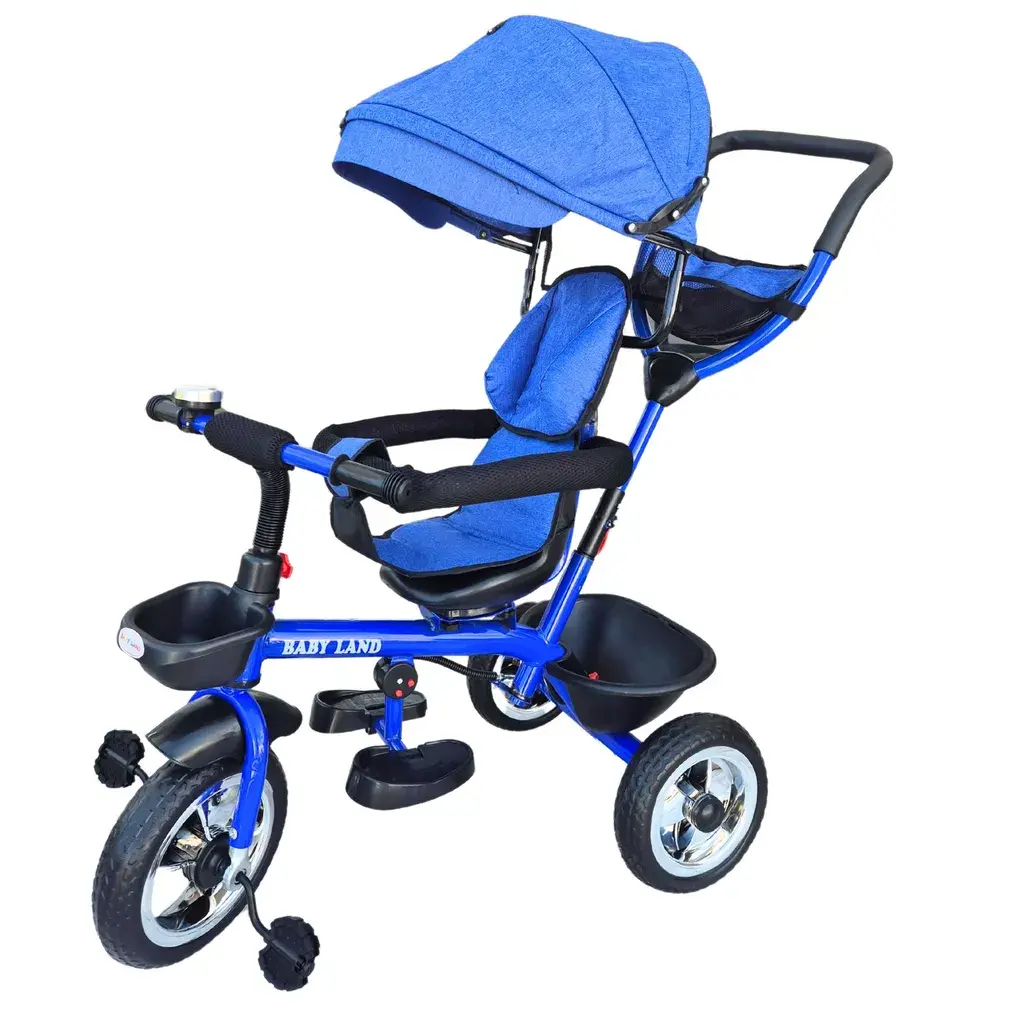 BabyLand Трицикл со тенда J-TS5019-1PC-B