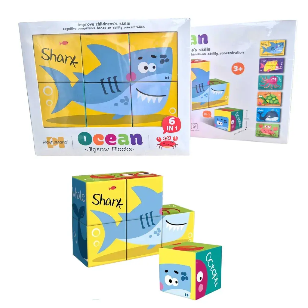 Коцки сложувалка 6 парчиња