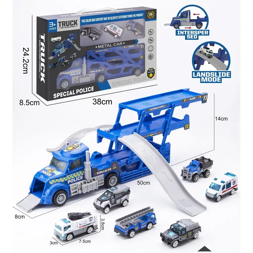 Камион носач со спасувачки возила