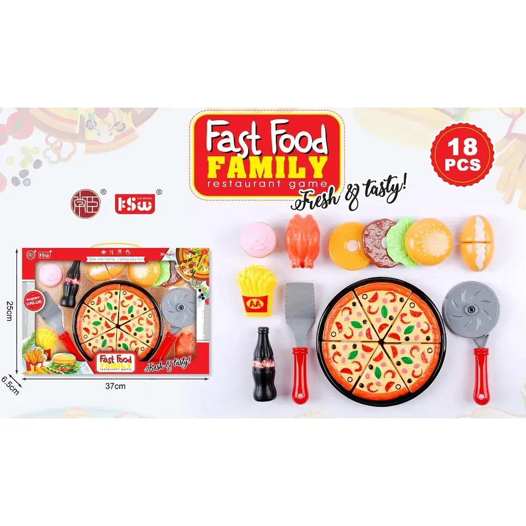 Сет пица и хамбургер