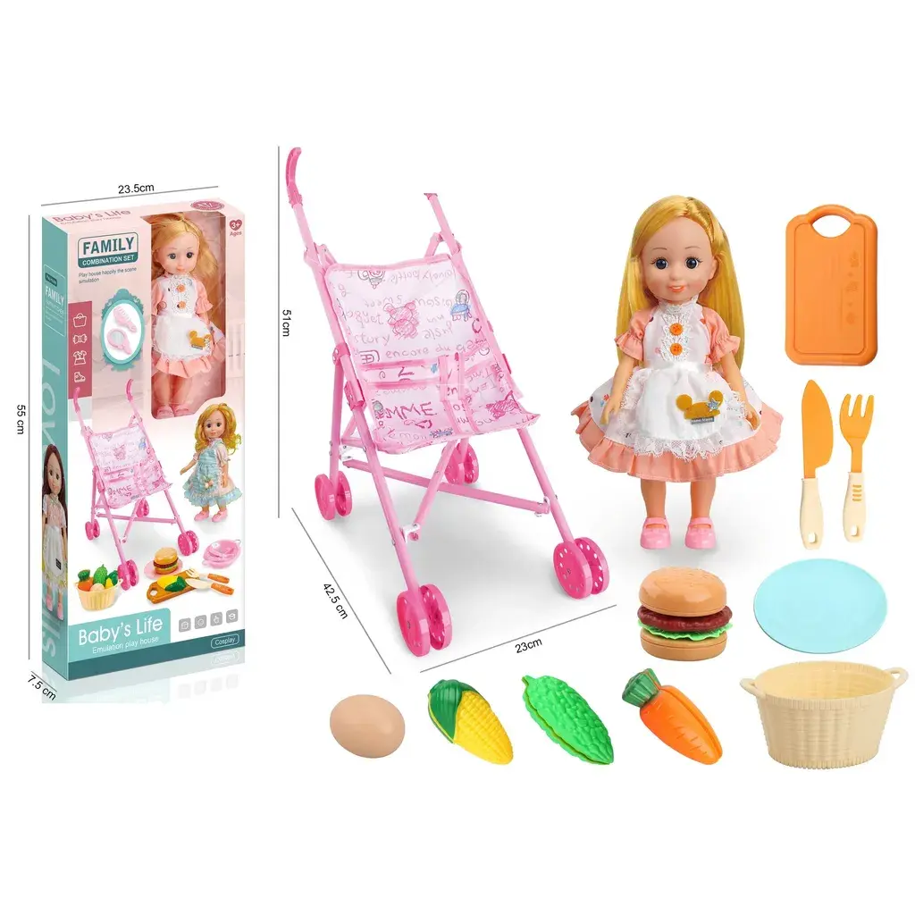 Кукла со количка