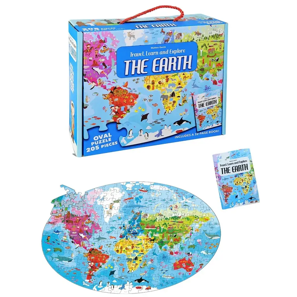 Сложувалка - мапа на светот 205 пар.