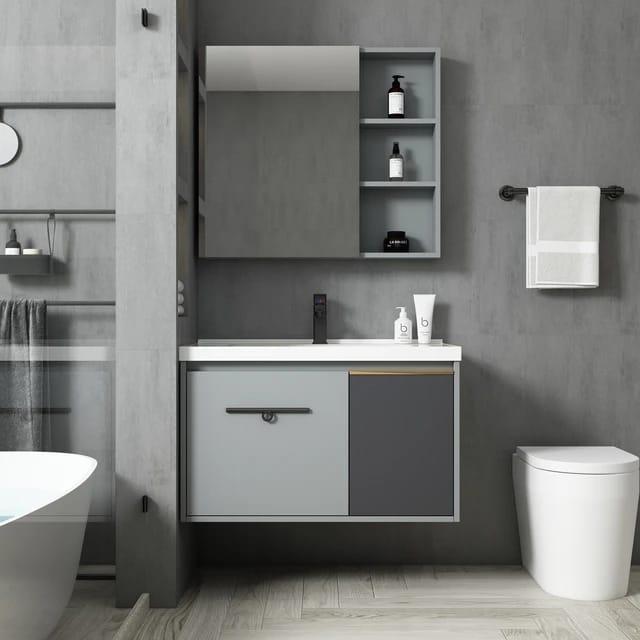 OUTLET ON Мебел за купатило со огледало и лавабо