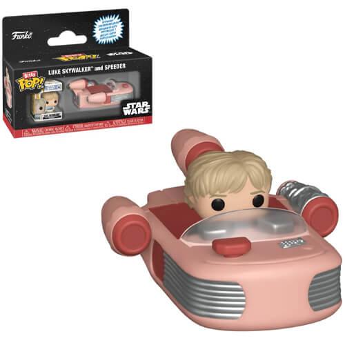 Funko Bitty Pop Rides Disney Star Wars Luke Skywalker and Speeder Фигура