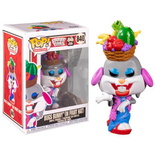 Funko POP! Looney Tunes Bugs 80 Years of Bugs Bunny - Bugs Bunny (in Fruit Hat) (Diamond Collection) (Special Edition) #840 Фигура