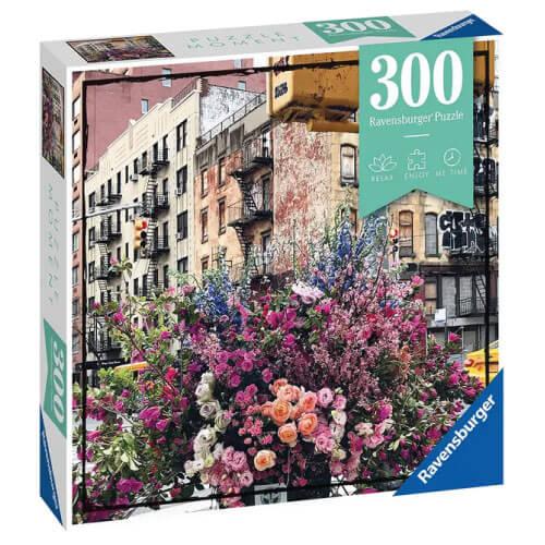 Ravensburger Puzzle Moment 300: Flowers in New York Сложувалка