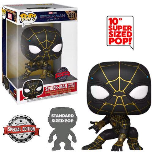Funko Pop! Jumbo: Spider-Man (Black and Gold Suit) (Special Edition) #921 25cm Фигура