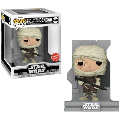 Funko POP! Deluxe: Star Wars - Bounty Hunter Collection: Dengar (Special Edition) #440 Bobble-Head Фигура