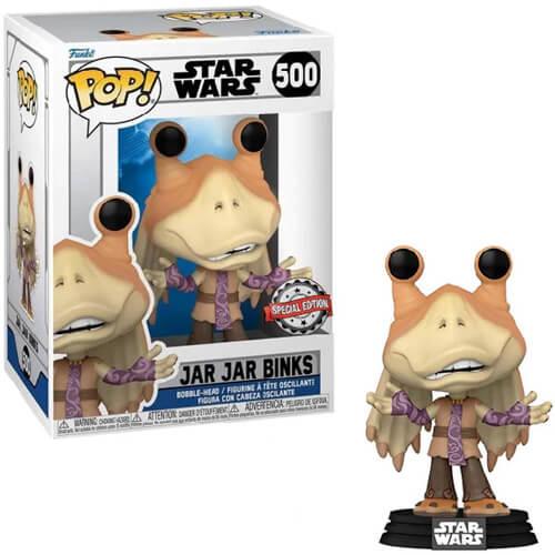 Funko Pop! Star Wars: Clone Wars - Jar Jat Binks (Special Edition) #500 Bobble-Head Фигура