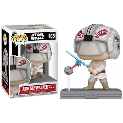 Funko Pop! Disney: Star Wars - Luke Skywalker with Remote #765 Bobble-Head Фигура