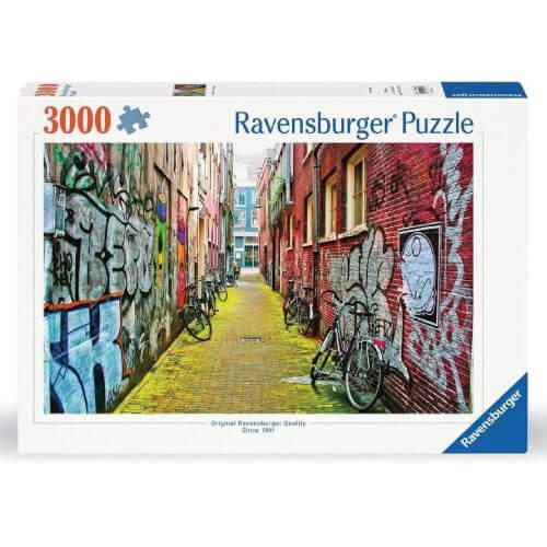 Ravensburger Street Art in Amsterdam Сложувалка