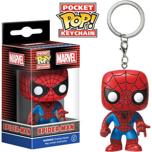 Funko Pocket Pop!: Marvel - Spider-Man Bobble Head Vinyl Figure Keychain Приврзок