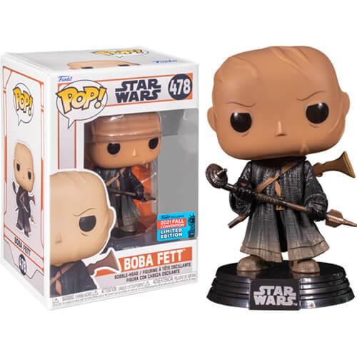 Funko Pop! The Mandalorian - Boba Fett (No Armor & Helmet) (2021 Fall Convention Exclusive) #478 Bobble-Head Фигура