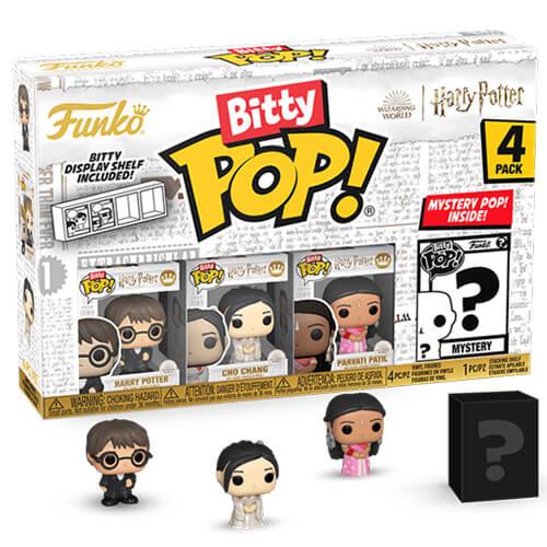 Funko Bitty Pop! 4-Pack: Harry Potter Goblet of Fire - Harry Potter, Cho Chang, Parvati Patil, Mystery Pop! Vinyl Figures Фигура