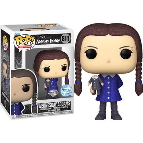 Funko Pop! The Addams Family - Wednesday Addams (Diamond Glitter) (Black) (Special Edition) #811 Фигура