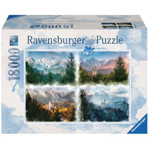 Ravensburger Castle Through The Seasons Сложувалка
