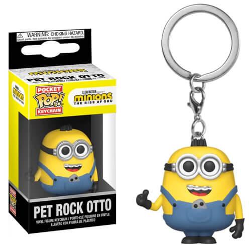 Funko Pocket Pop!: Minions The Rise Of Gru - Pet Rock Otto Vinyl Figure Keychain Приврзок
