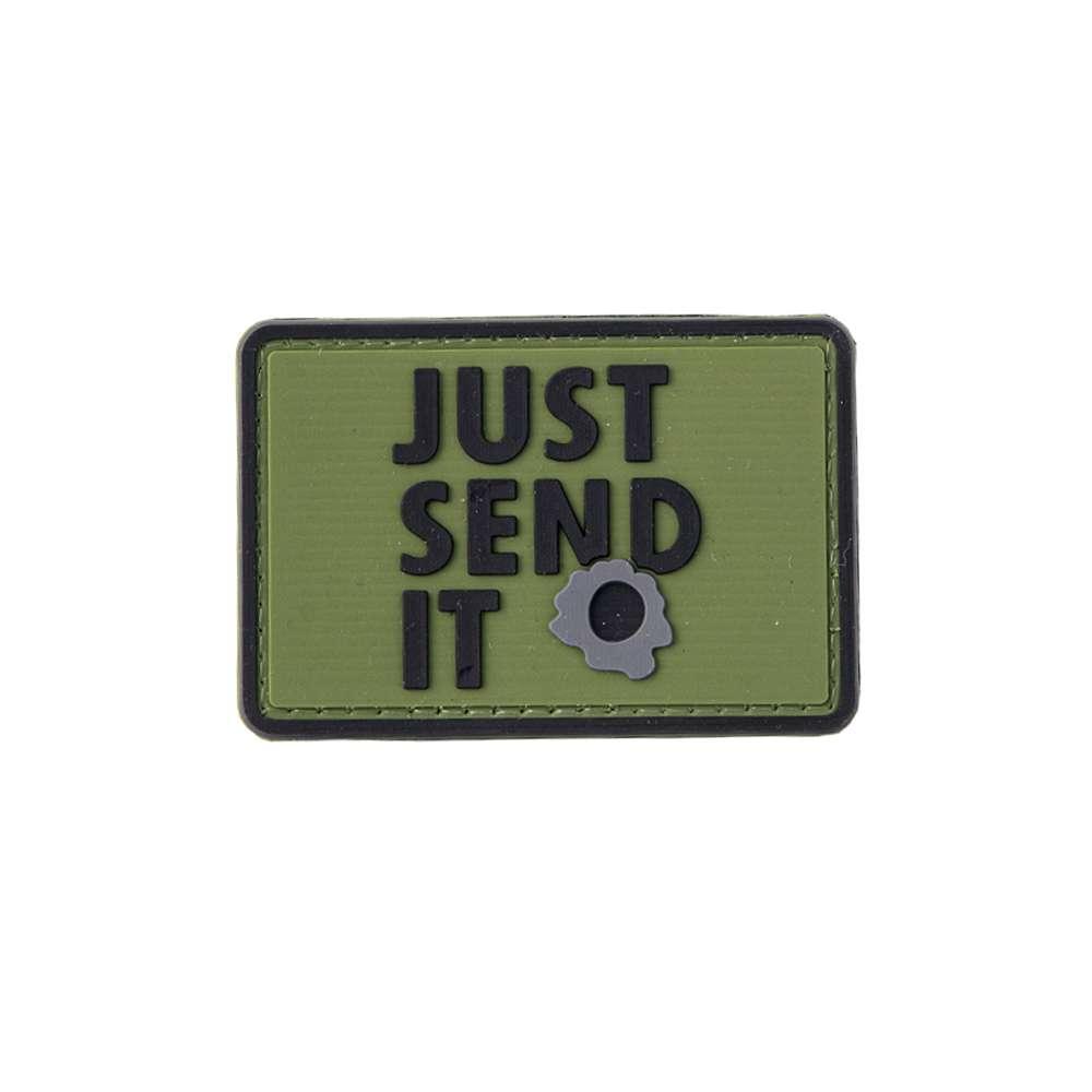 SECUBOR Лепенка just send it od green and black 7.5x5