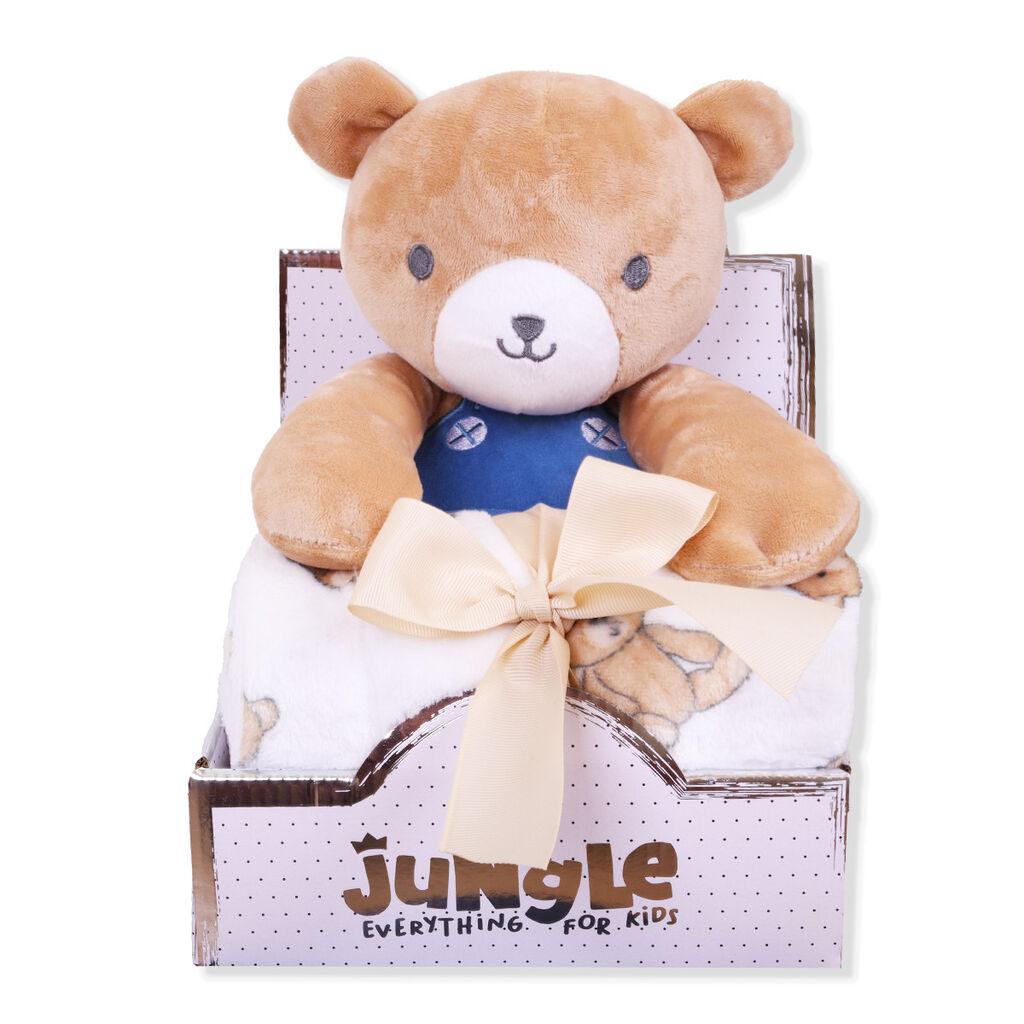 JUNGLE Ќебе со играчка Мече 31002208, Беж