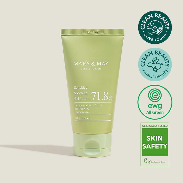 Mary&may Крема за акни Sensitive Soothing Gel Cream Tube 100g