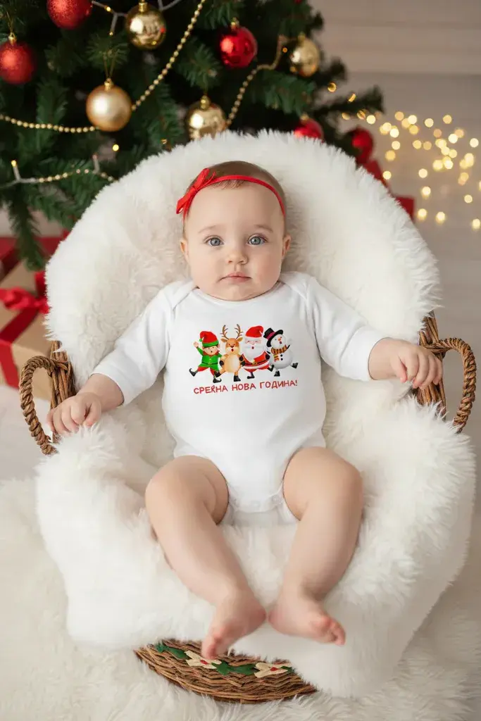 Новогодишно боди