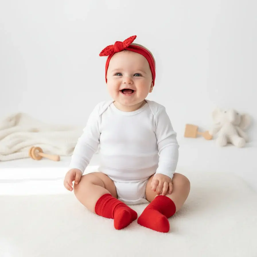 Боди со долги ракави, Бело