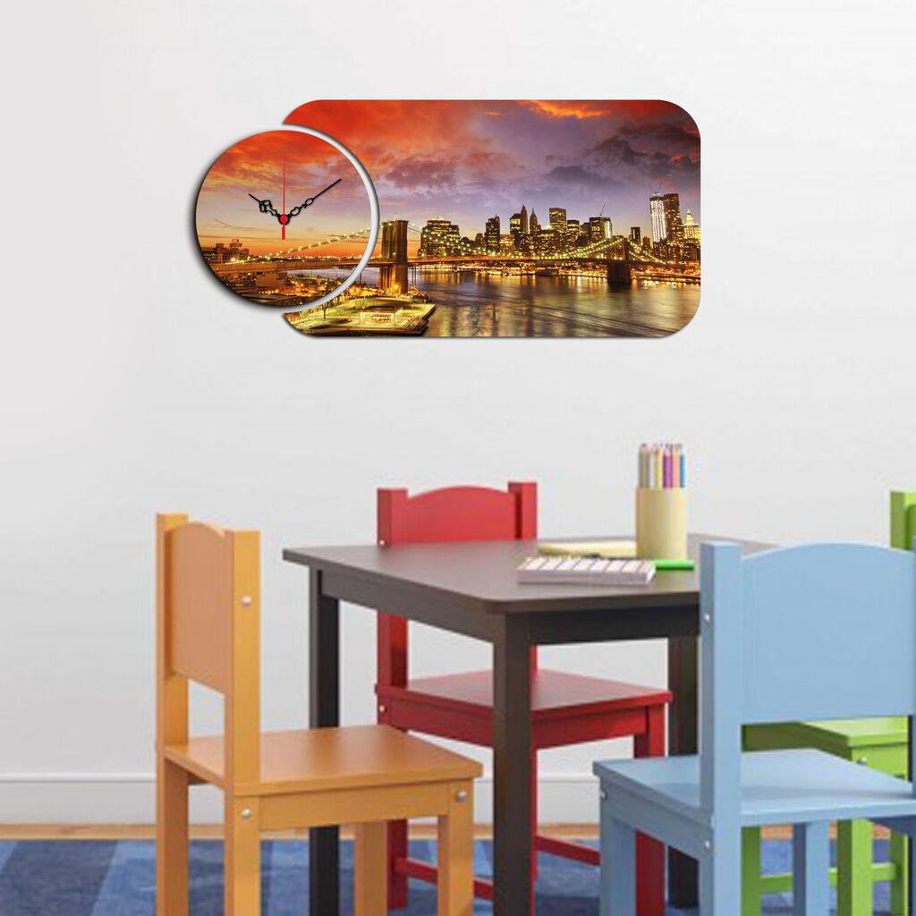 Wallity dzиден часовник YMS-44, 68x32 см, 2 дела