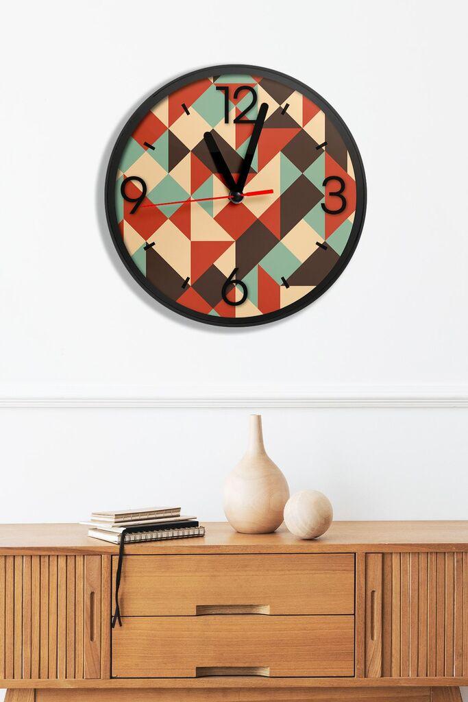Dzиден часовник Wallity Artavessa3D clock18, 36x36x1 см