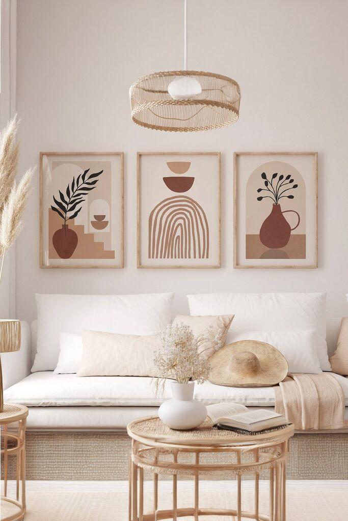 Слика Wallity 3Dartsoho41, 3 дела, 33 x 48 см