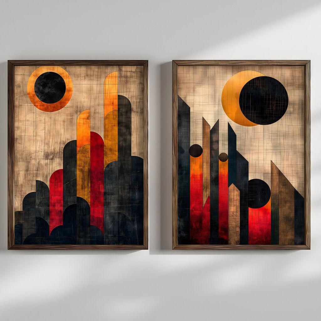 Wallity слика HUM111, 2 дела, 50 x 70 см