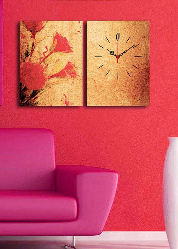 Wallity dzиден часовник 2P3040CS-138, 64x40 см, 2 дела