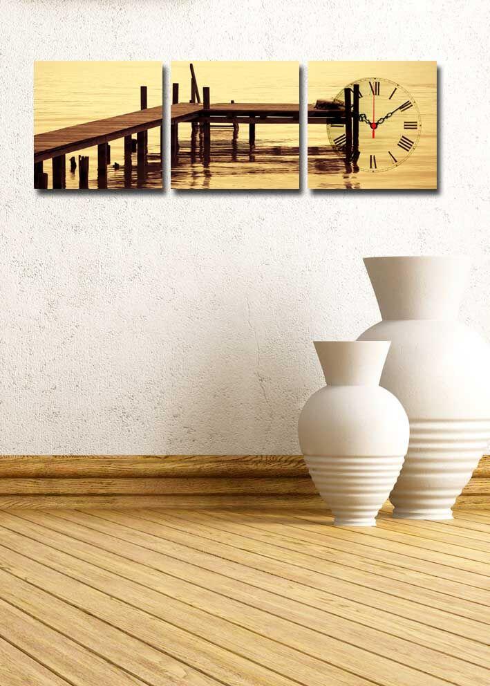 Wallity dzиден часовник 3P2828CS-16, 90x28 см, 3 дела
