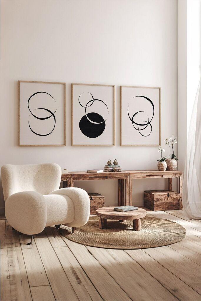 Слика Wallity 3Dartsoho79, 3 дела, 33 x 48 см