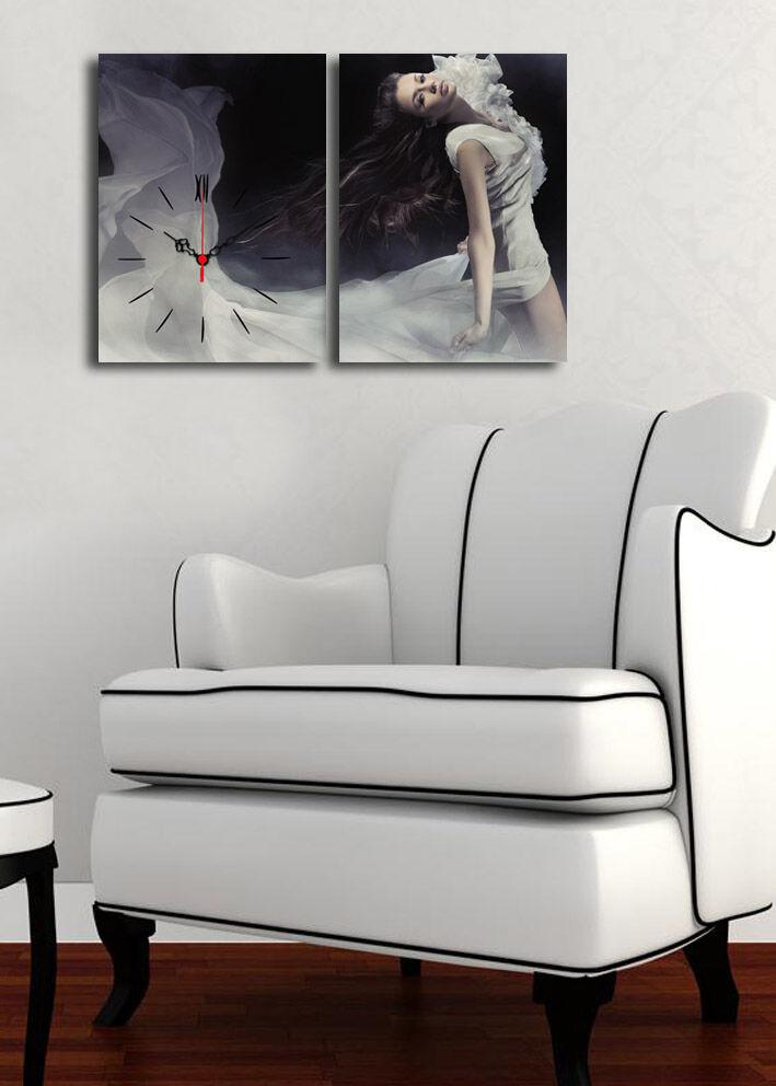 Wallity dzиден часовник 2P3040CS-127, 64x40 см, 2 дела