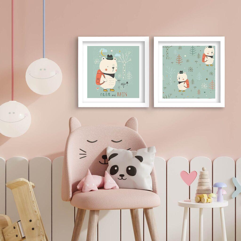 Слика Wallity 2P3333BCT-003, 2 дела, 33 x 68 см