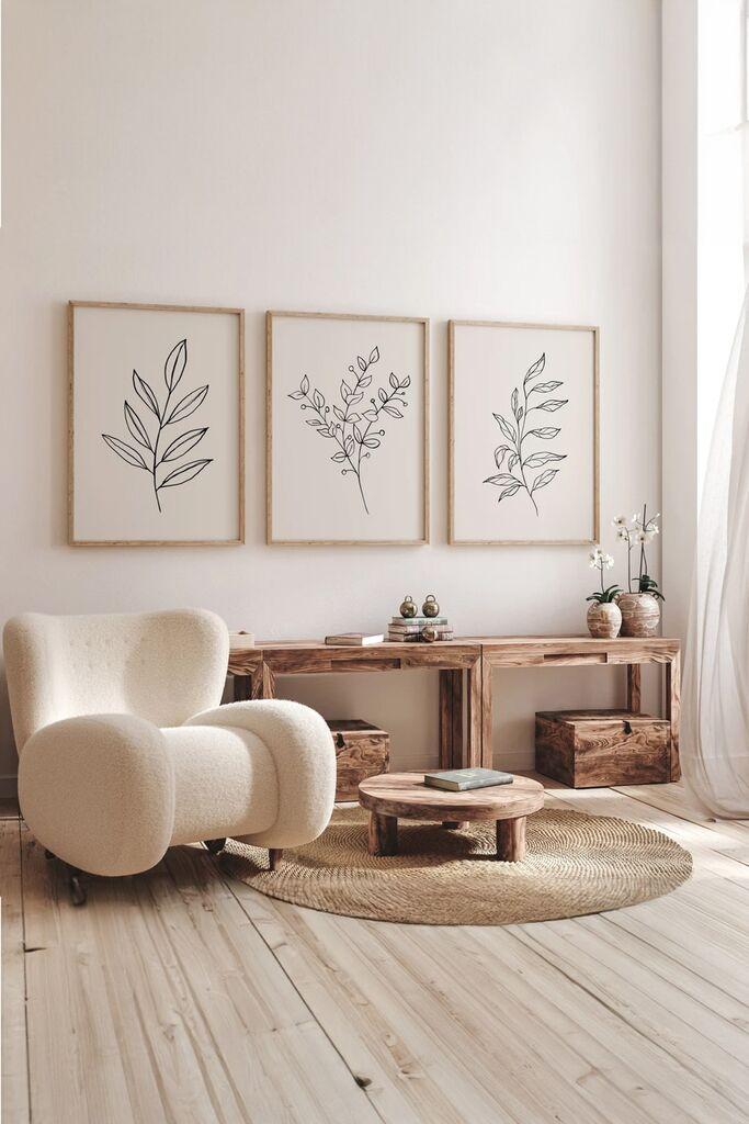 Слика Wallity 3Dartsoho39, 3 дела, 33 x 48 см