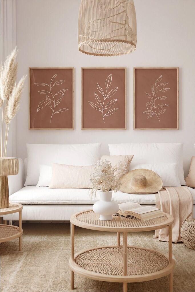 Слика Wallity 3Dartsoho52, 3 дела, 33 x 48 см