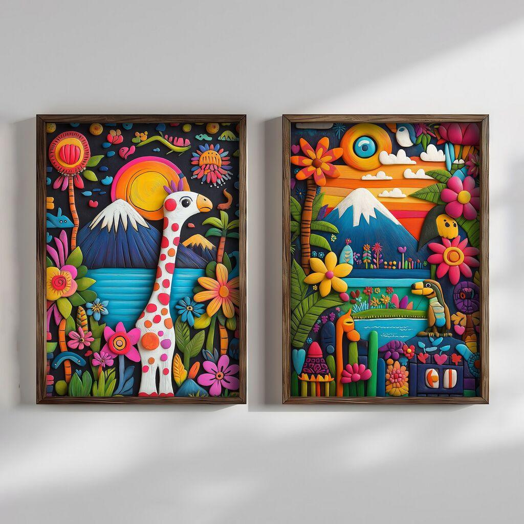 Wallity Picture TUN138, 2 дела, 70 x 50 x 3 см