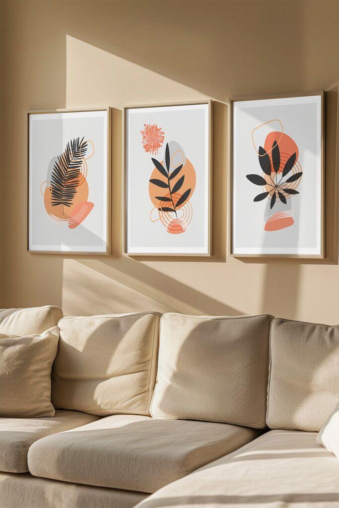 Слика Wallity 3Dartsoho115, 3 дела, 33 x 48 см