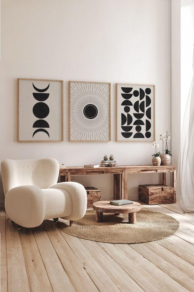 Слика Wallity 3Dartsoho73, 3 дела, 33 x 48 см